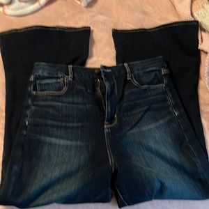 AE highest rise 16S flare leg jeans